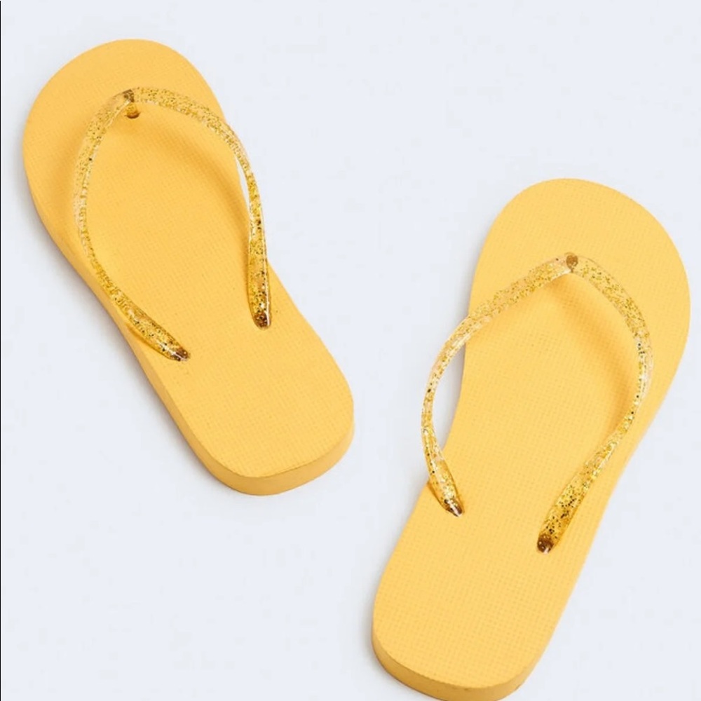 Glitter Strap Flip Flops